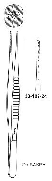 De-Bakey Vessel Forcep, Straight